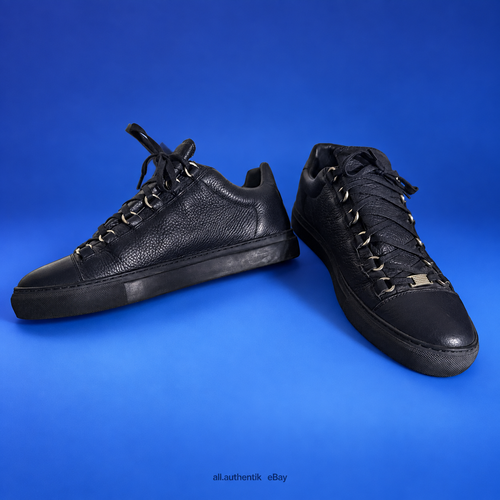 Balenciaga Arena Low Dark Navy Blue Leather EU 43 US 10 - image 2