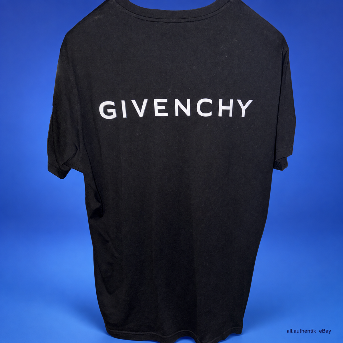 Givenchy Black T-Shirt Red Abstract Graphic Men's Size M - image 2
