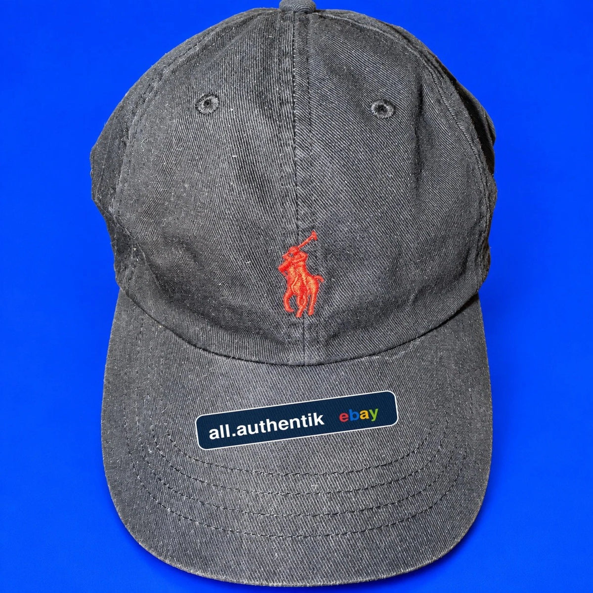 Polo Ralph Lauren Bellagio Las Vegas Casino Black Hat Cap Red Pony Strapback - image 2