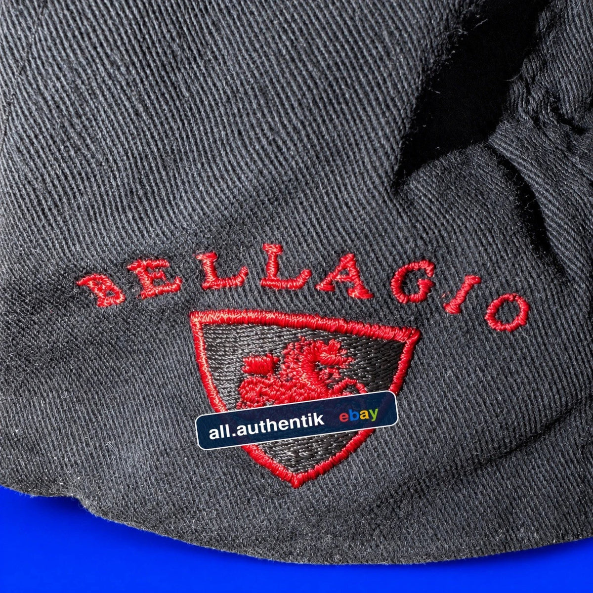 Polo Ralph Lauren Bellagio Las Vegas Casino Black Hat Cap Red Pony Strapback - image 3