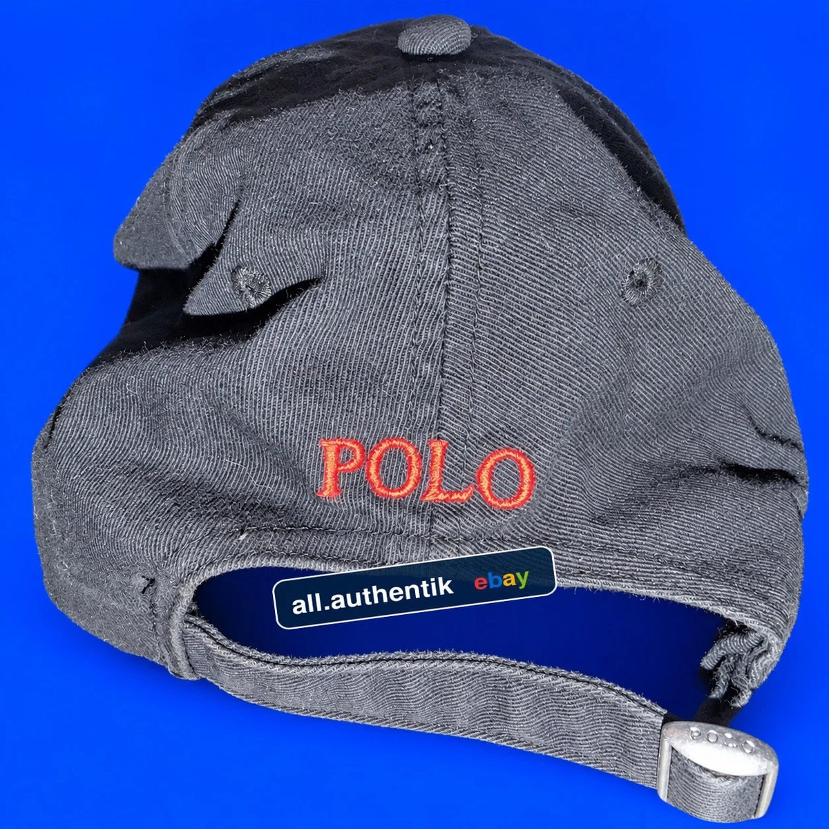 Polo Ralph Lauren Bellagio Las Vegas Casino Black Hat Cap Red Pony Strapback - image 5