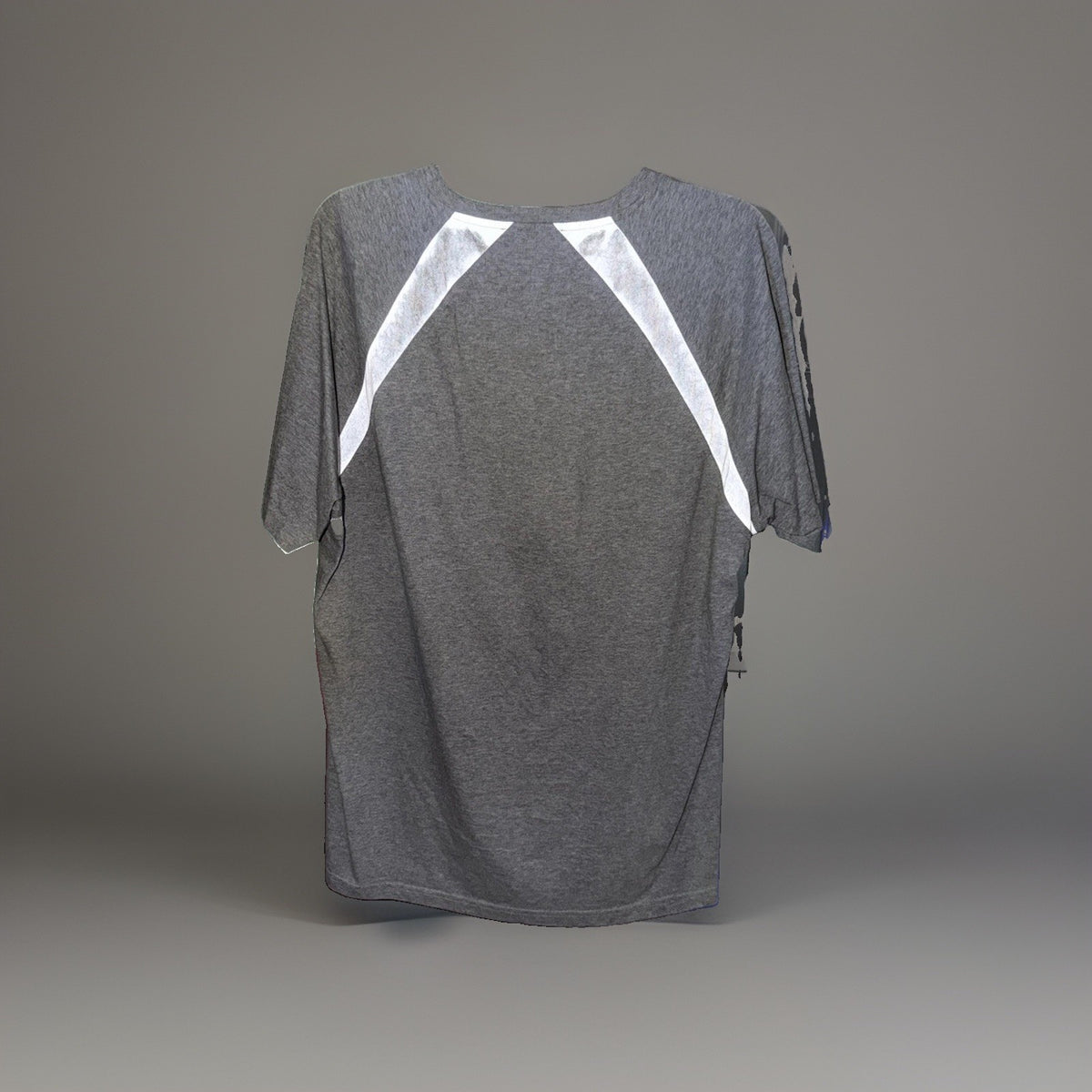 Givenchy Gray T-Shirt White Diagonal Stripes Men's Size M - image 2