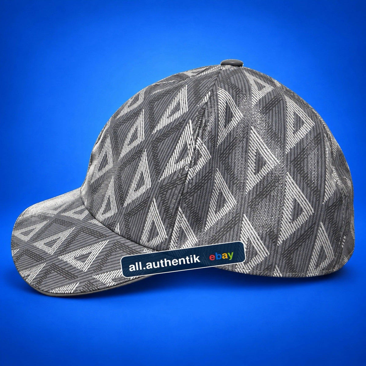 Dior Geometric Pattern Adjustable Baseball Cap Gray Size L Men’s - image 3